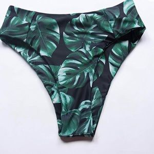High Waisted Bikini Bottoms 🌿🌺👙
